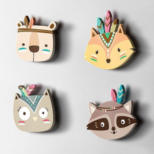 Wooden Animal Room Decoration