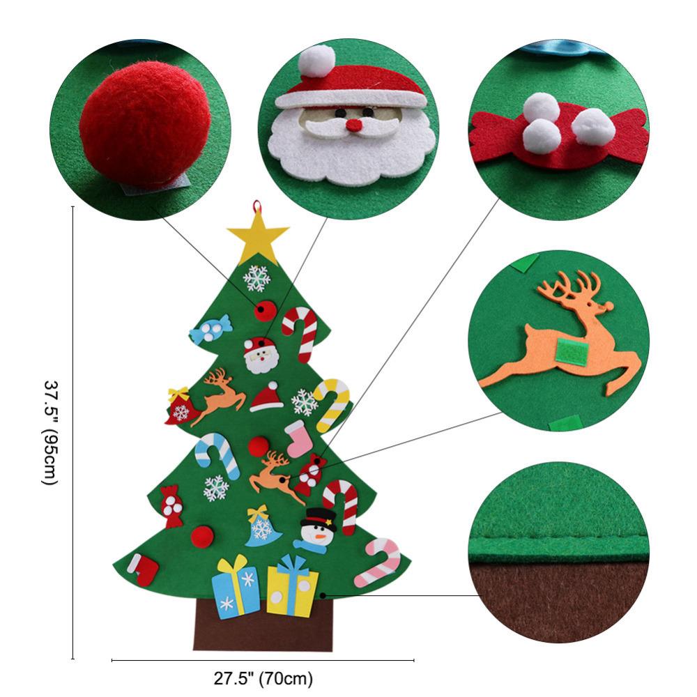 DIY Christmas Tree Wall Decoration