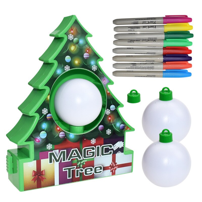 DIY Christmas Tree Painting Ball