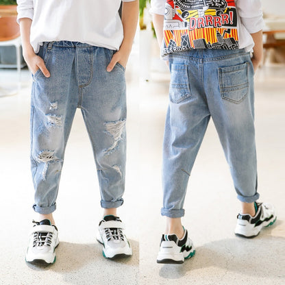 Boys Jeans Denim Trousers 5-13Y