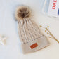 Baby Knitted Pompom Hat 0-6Y