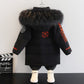 Winter Down Jacket With Faux Fur For Boys 2-8Y