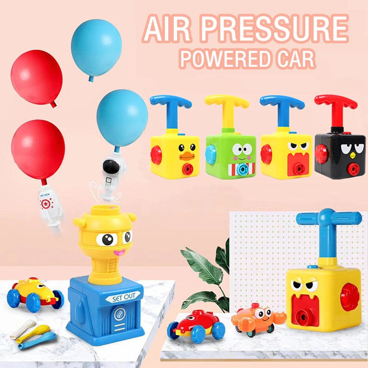 NEW Power Balloon Car Launch Tower Toy