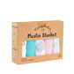 5 Pieces Pack Multi-Functional Bamboo Cotton Muslin Blanket