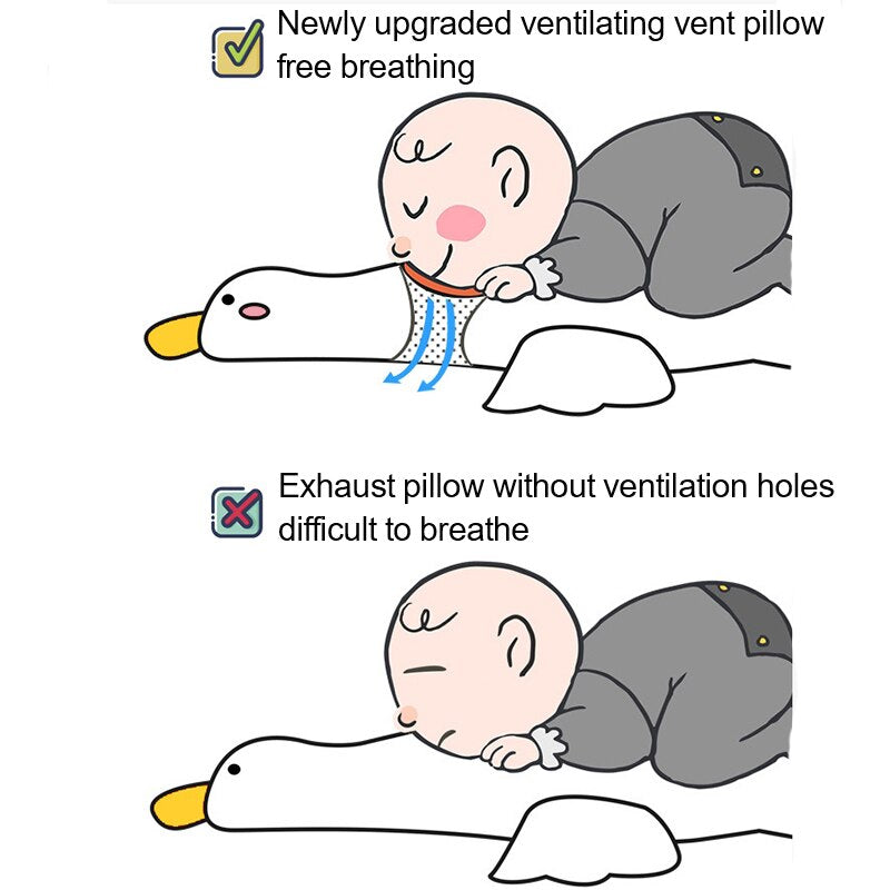 Big White Goose Sleep Mat Comfort Pillow