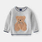 Girls Bear Knitted Sweater 3-8Y