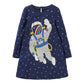 Girls Dresses With Animals Embroidery