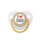 9 Colors Pacifier Pacifiers For Babies I Love Mum Dad BPA Free