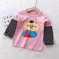 T-Shirts Long Sleeve Cotton Boys/Girls 12M-6T