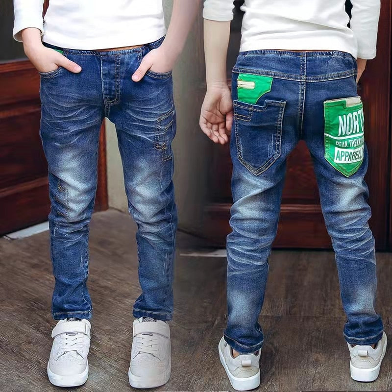 Boys Jeans Denim Trousers 5-13Y