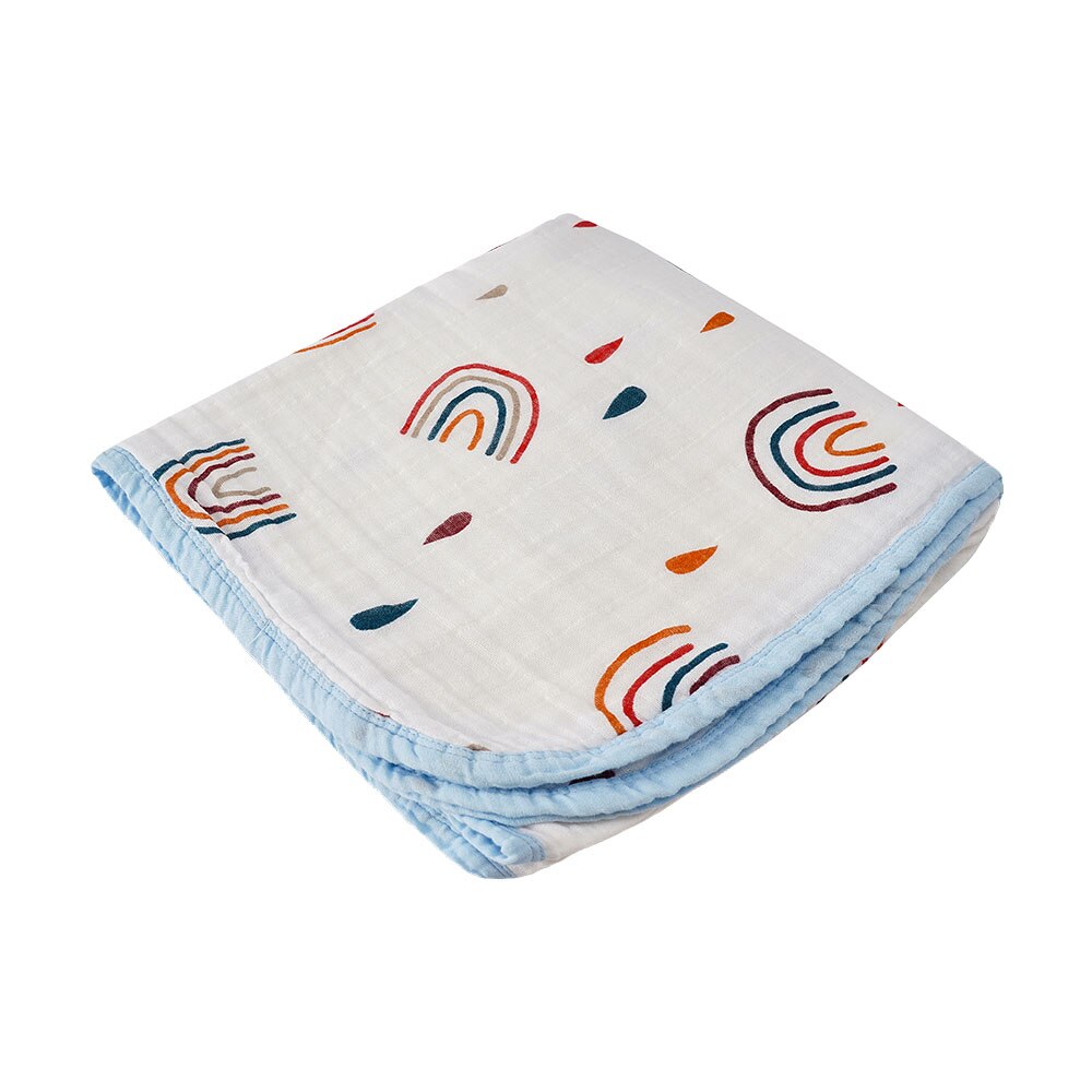 4 Layers 100% Cotton Multi-functional Newborn Baby Bath Towel