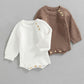 Newborn Infant Baby Girls Boys Knit Romper