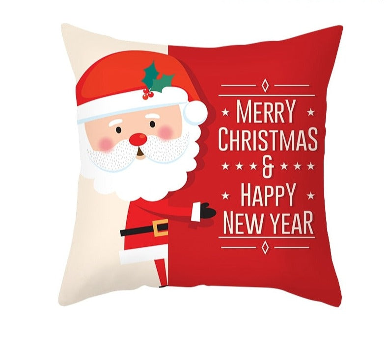 45x45cm Cartoon Christmas Pillowcase