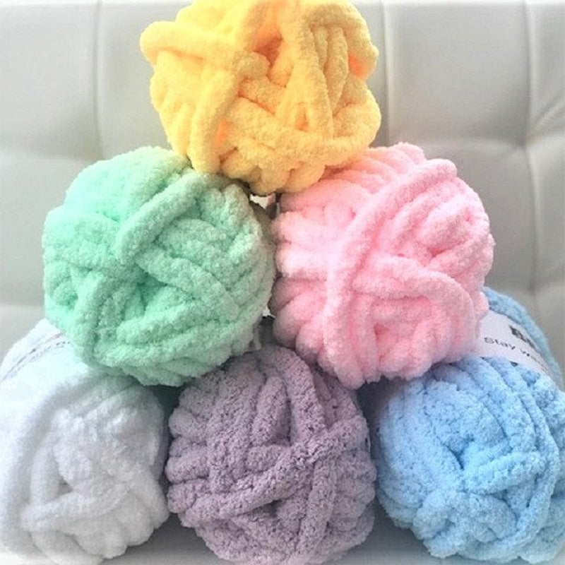 Chunky Knitted Blanket