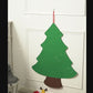 DIY Christmas Tree Wall Decoration