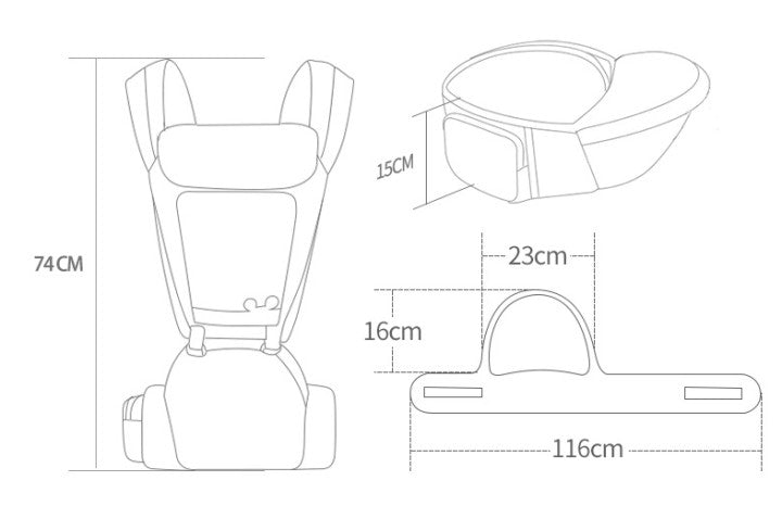 Disney Ergonomic Baby Carrier 2-24M