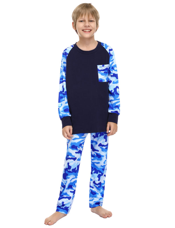 Boy's Camo Pattern Pajama