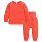 Children's Thick Brushed Warm Round Neck Pajama